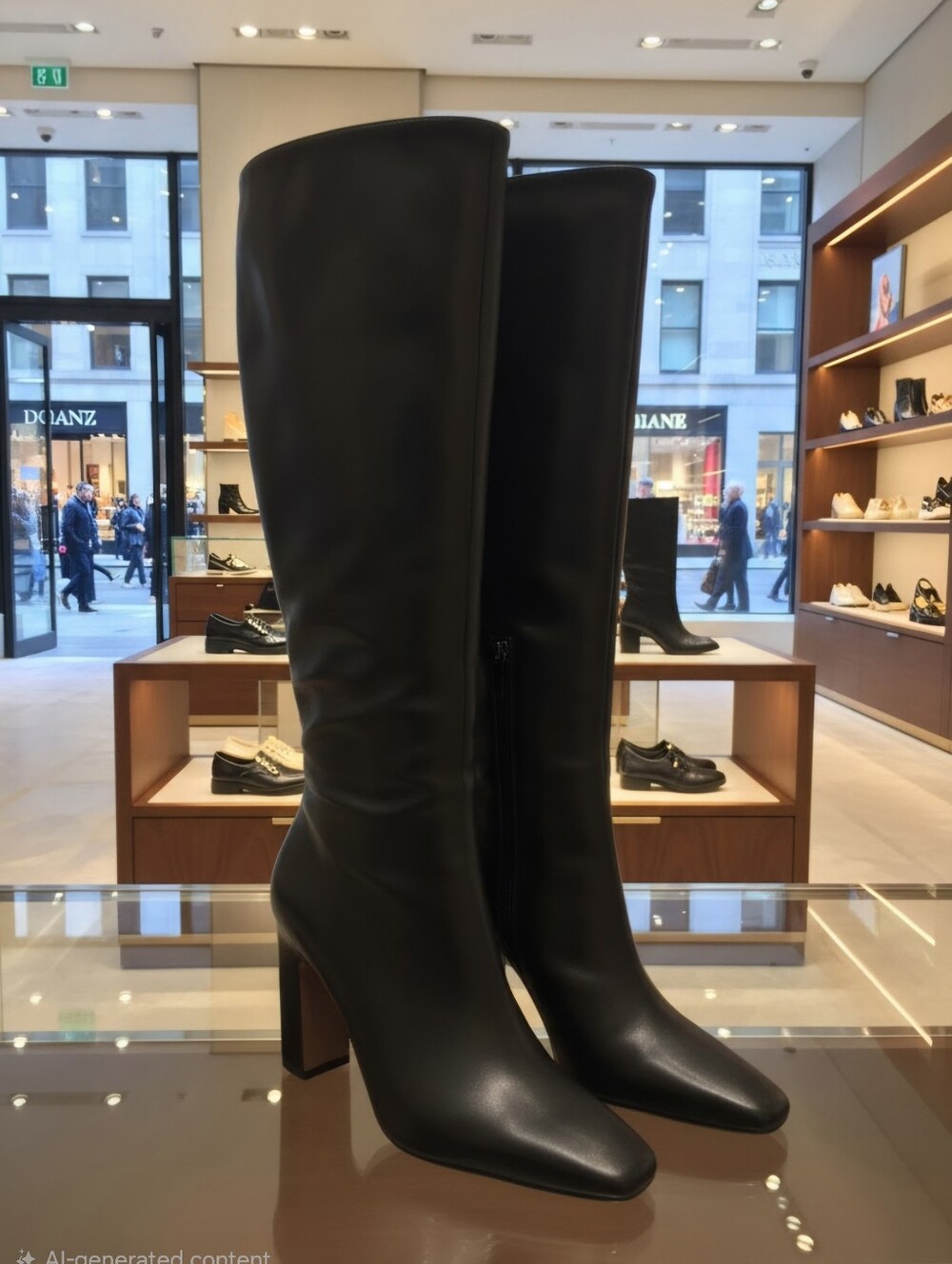 FRANCO SARTO BOWMAN KNEE HIGH DRESS BOOTS WOMEN'S SZ 10 M $180